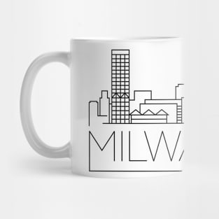 Milwaukee minimal skyline Mug